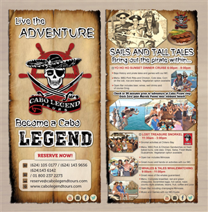 Brochure Design by Sbss for Cabo escape tours | Design: #2463871
