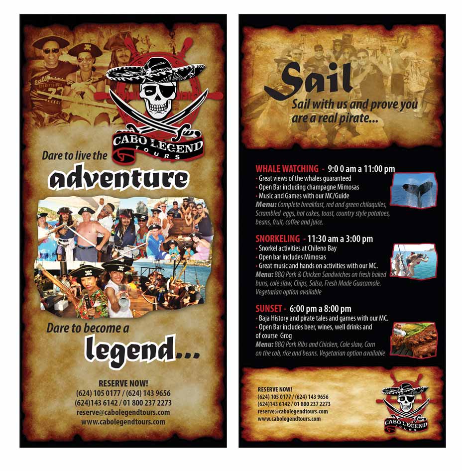 Brochure Design by san011 for Cabo escape tours | Design #2431183