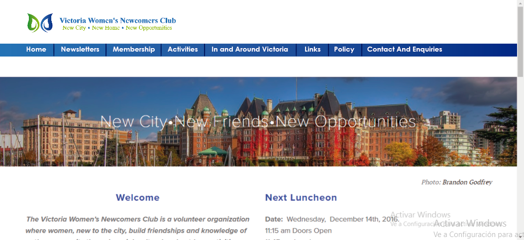 Logo-Design von Carlos Alba D. für Victoria Women's Newcomers Club | Design #12696687