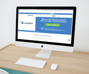 New top banner for www.voxeet.com | Banner Ad Design by jeffdefy