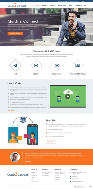 Wordpress Design by pb for J Franco Marketing  | Design: #12677369