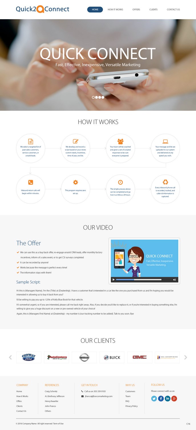 Wordpress Design by pb for J Franco Marketing  | Design #12677381