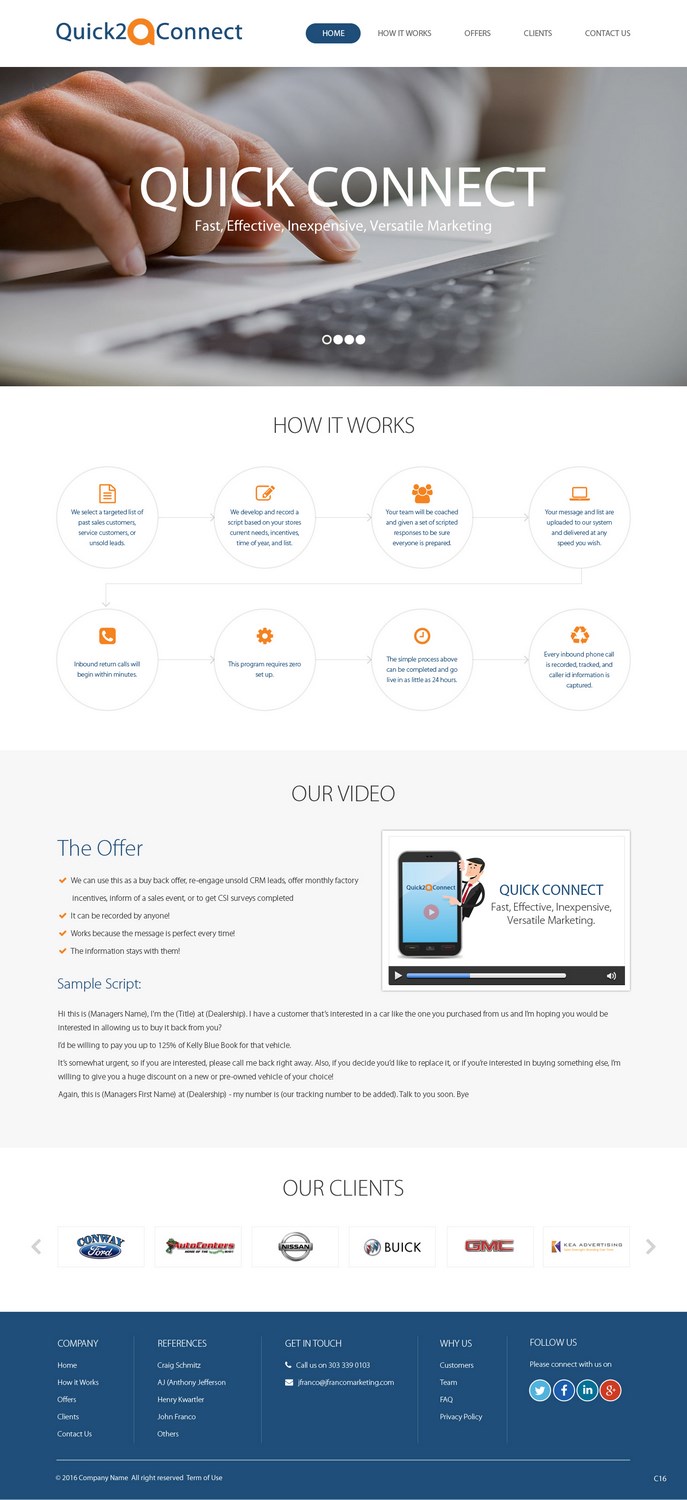Wordpress Design by pb for J Franco Marketing  | Design #12677382