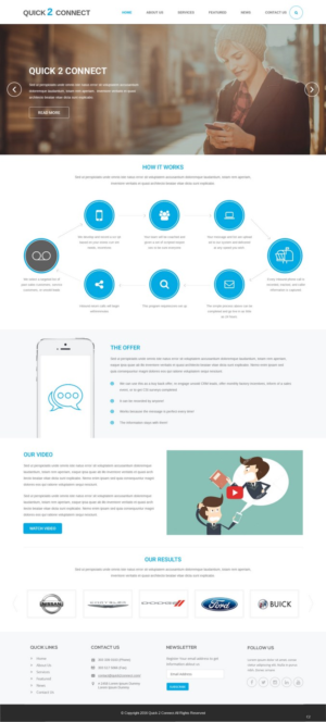 Wordpress Design by pb for J Franco Marketing  | Design: #12689994