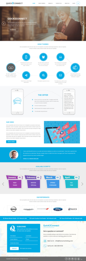 Wordpress Design by pb for J Franco Marketing  | Design: #12730256