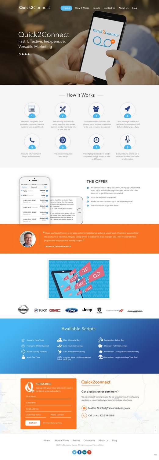 Wordpress Design by pb for J Franco Marketing  | Design #12788828