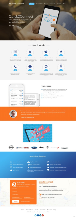 Wordpress Design by pb for J Franco Marketing  | Design: #12788828