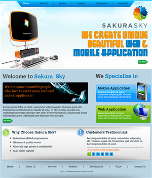Web Design by Expert Designer for this project | Design #535529