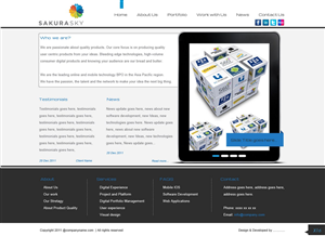 Web Design by pb for this project | Design: #539150