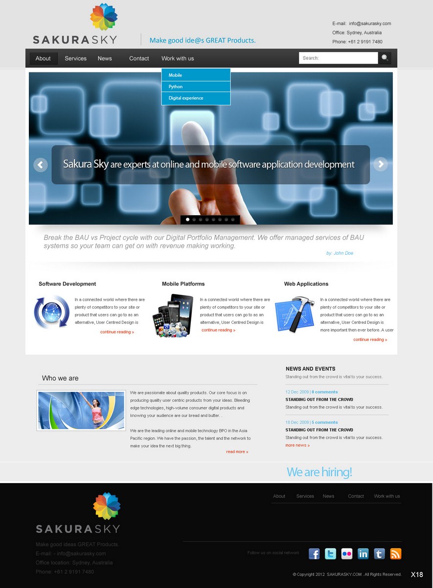 Web Design by pb for this project | Design #539155