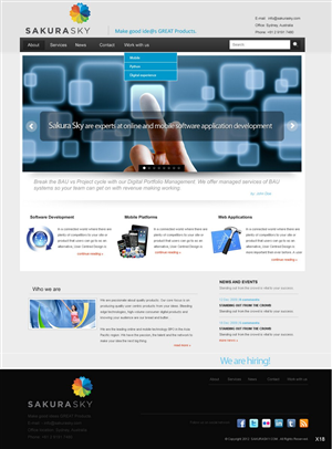 Web Design by pb for this project | Design: #539155