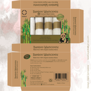 Eco-Friendly Baby Bamboo Washcloths Gift Box Packaging Design Required | Verpackungs-Design von Sajal Samaddar