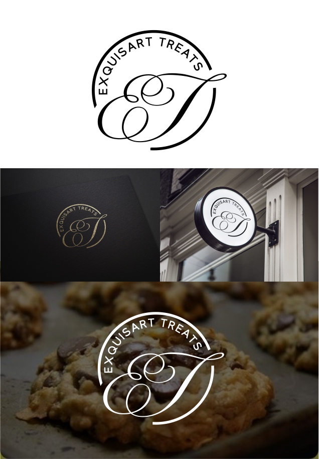 Diseño de Logo por ecorokerz para Exquisart Treats | Diseño #12703587