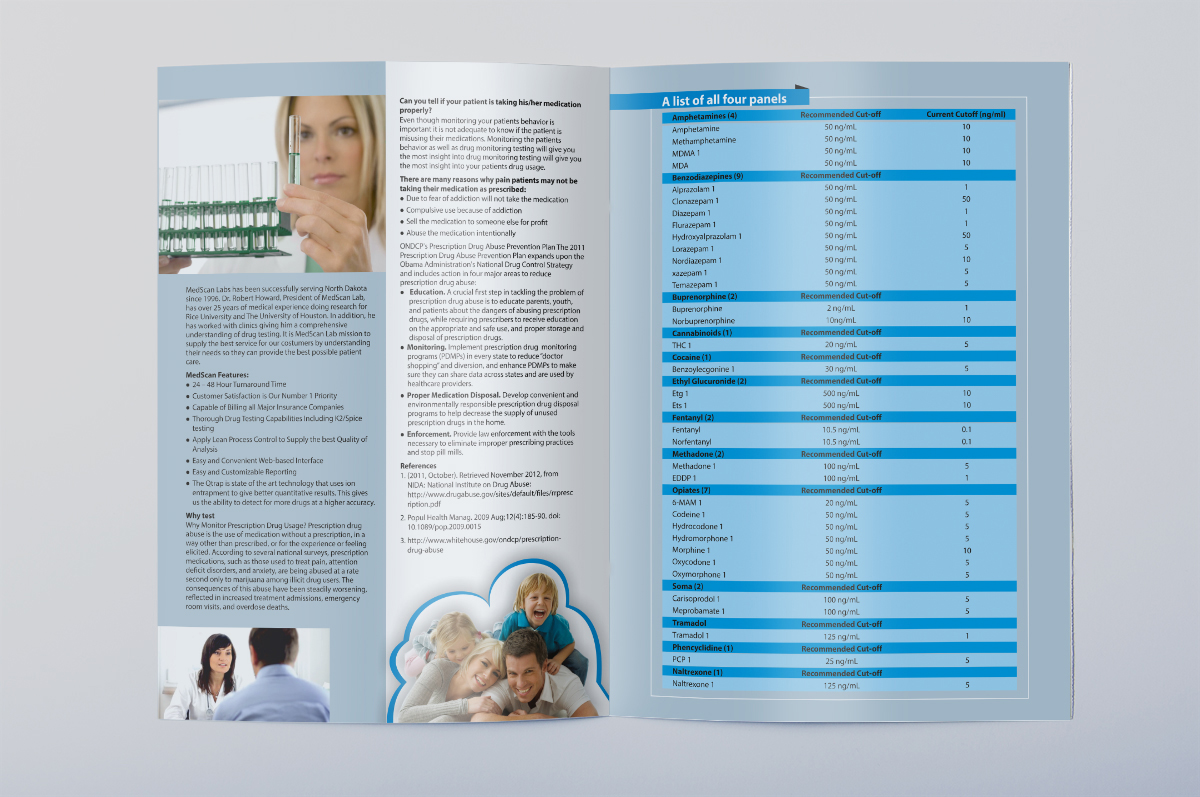 Broschüren-Design von dkthedon für Alliance Medical Group | Design #2470734