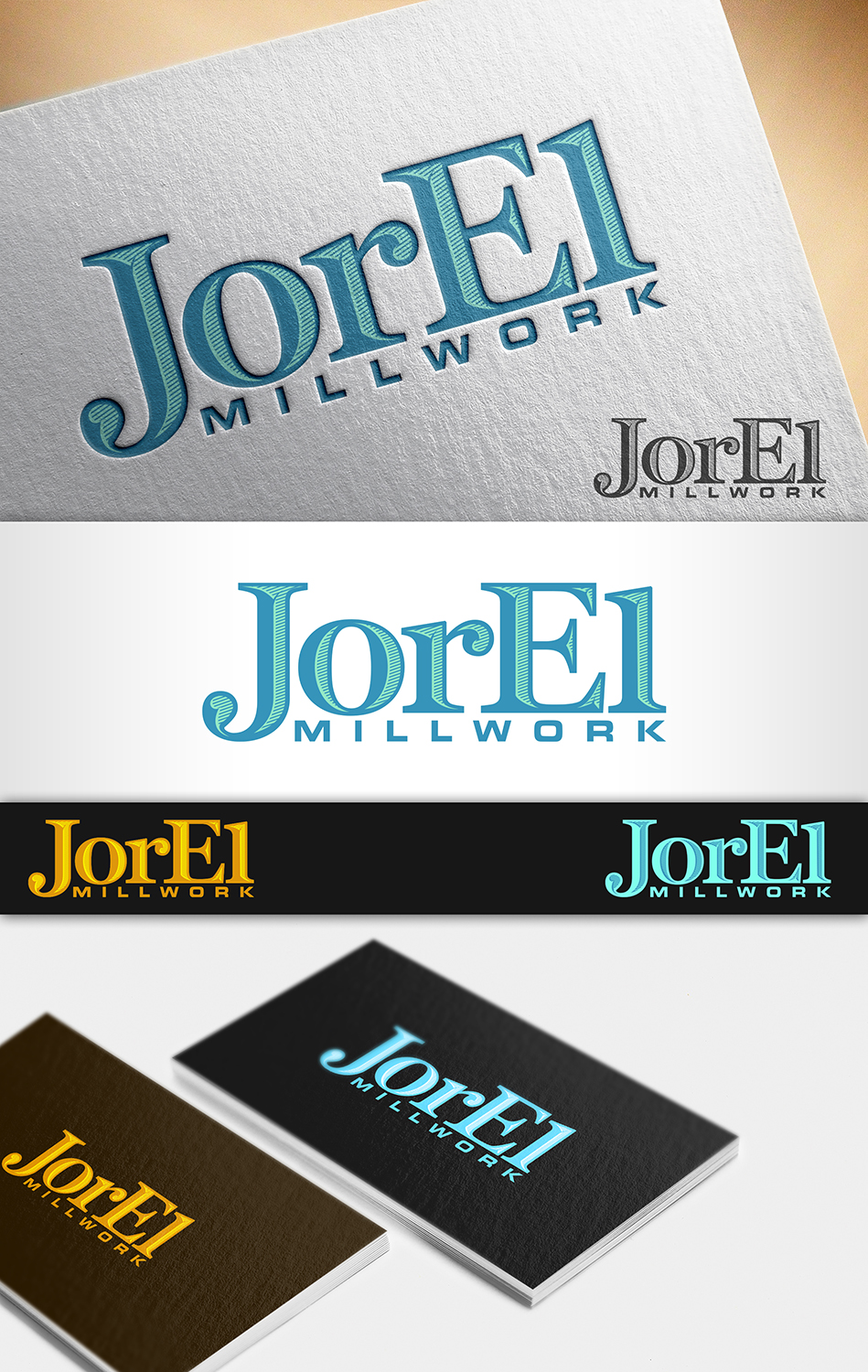 Logo Design by nivleik for JorEl Millwork | Design #12691965