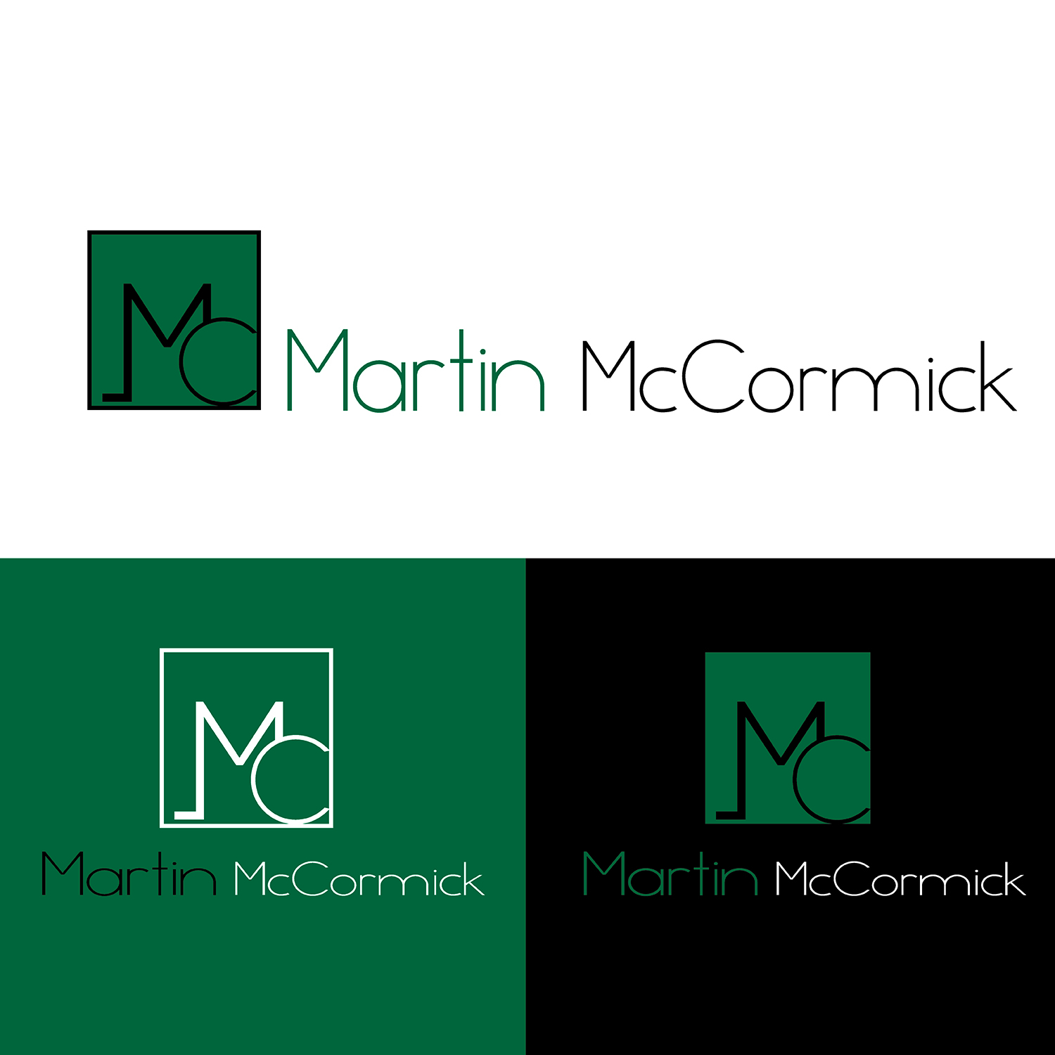 Logo Design by boopdesign for Martin McCormick Design | Design #12754390