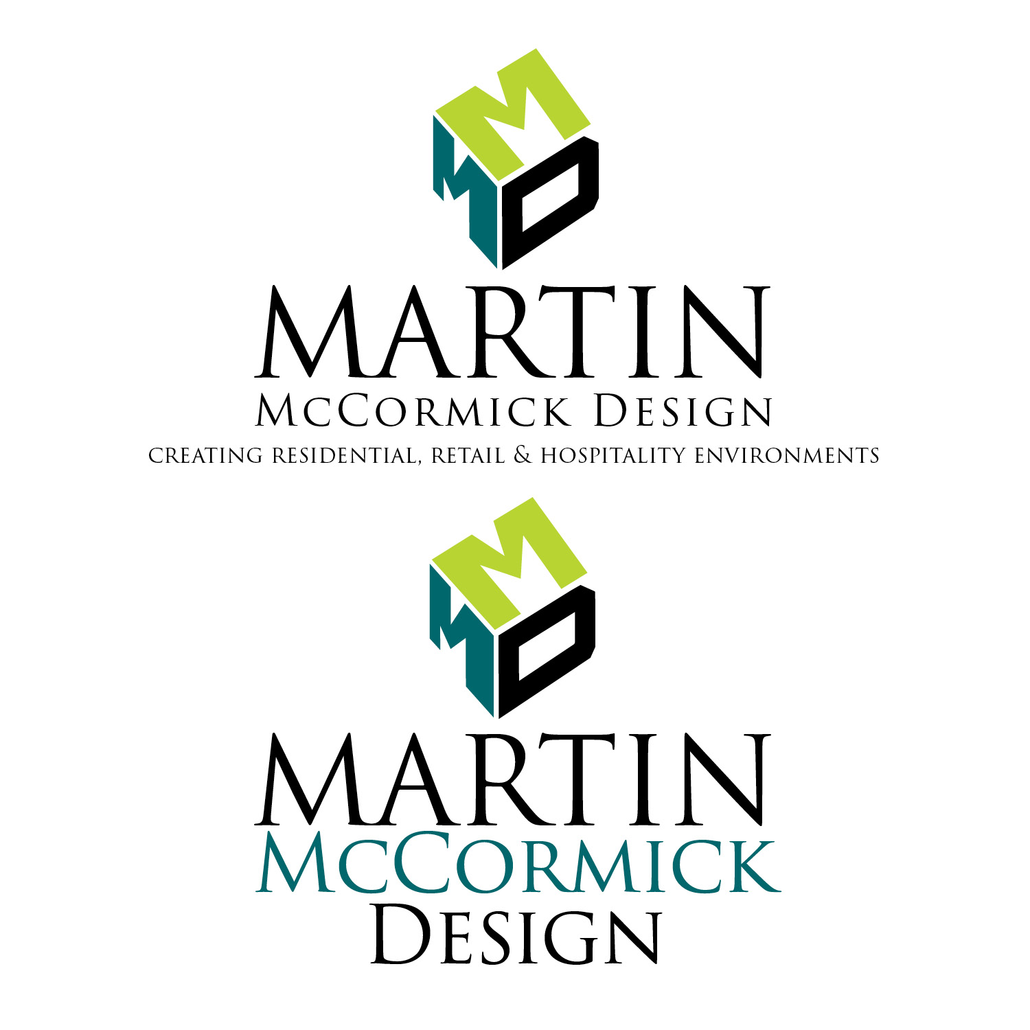 Logo Design by annelada96 for Martin McCormick Design | Design #12688261