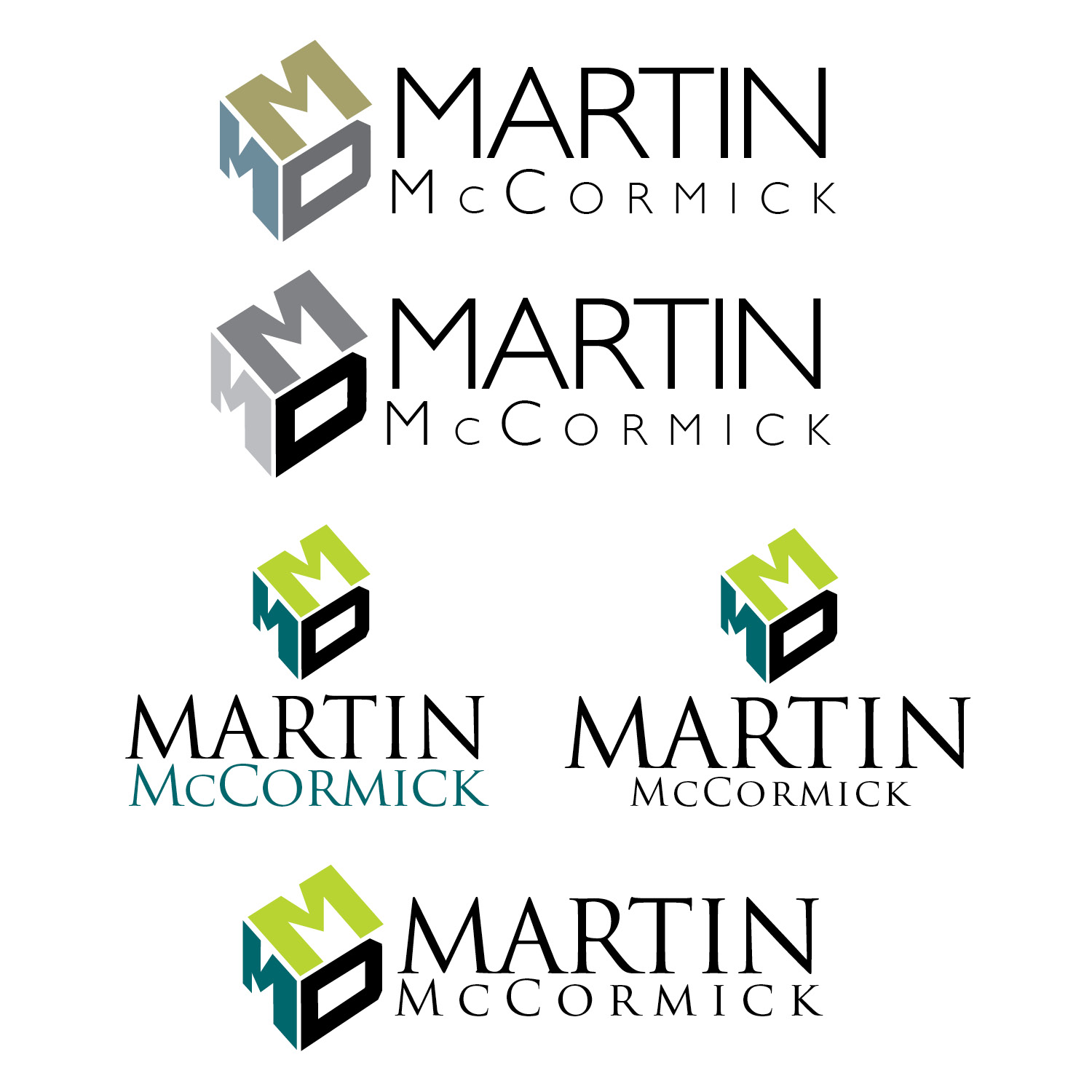 Logo Design by annelada96 for Martin McCormick Design | Design #12716348