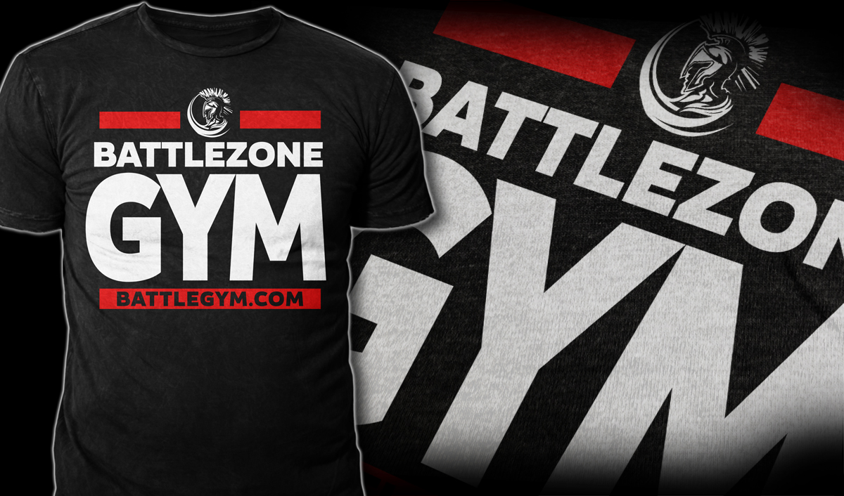 T-shirt Design by Mayonpx for BattleZone Gym | Design #12695368