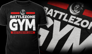 BattleZone Gym CrossFit style Shirt | T-shirt Design by Mayonpx