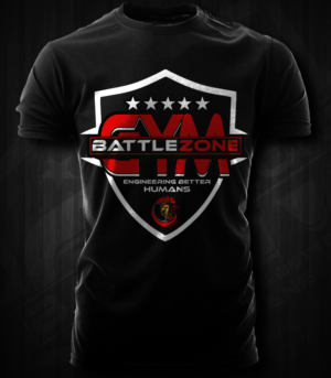BattleZone Gym CrossFit style Shirt | Diseño de Camiseta por Jonya