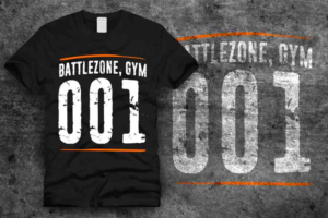 Diseño de Camiseta por Amel para BattleZone Gym | Diseño #12772845