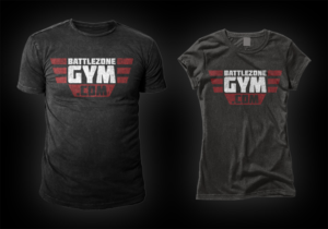 BattleZone Gym CrossFit style Shirt | Diseño de Camiseta por D'Mono