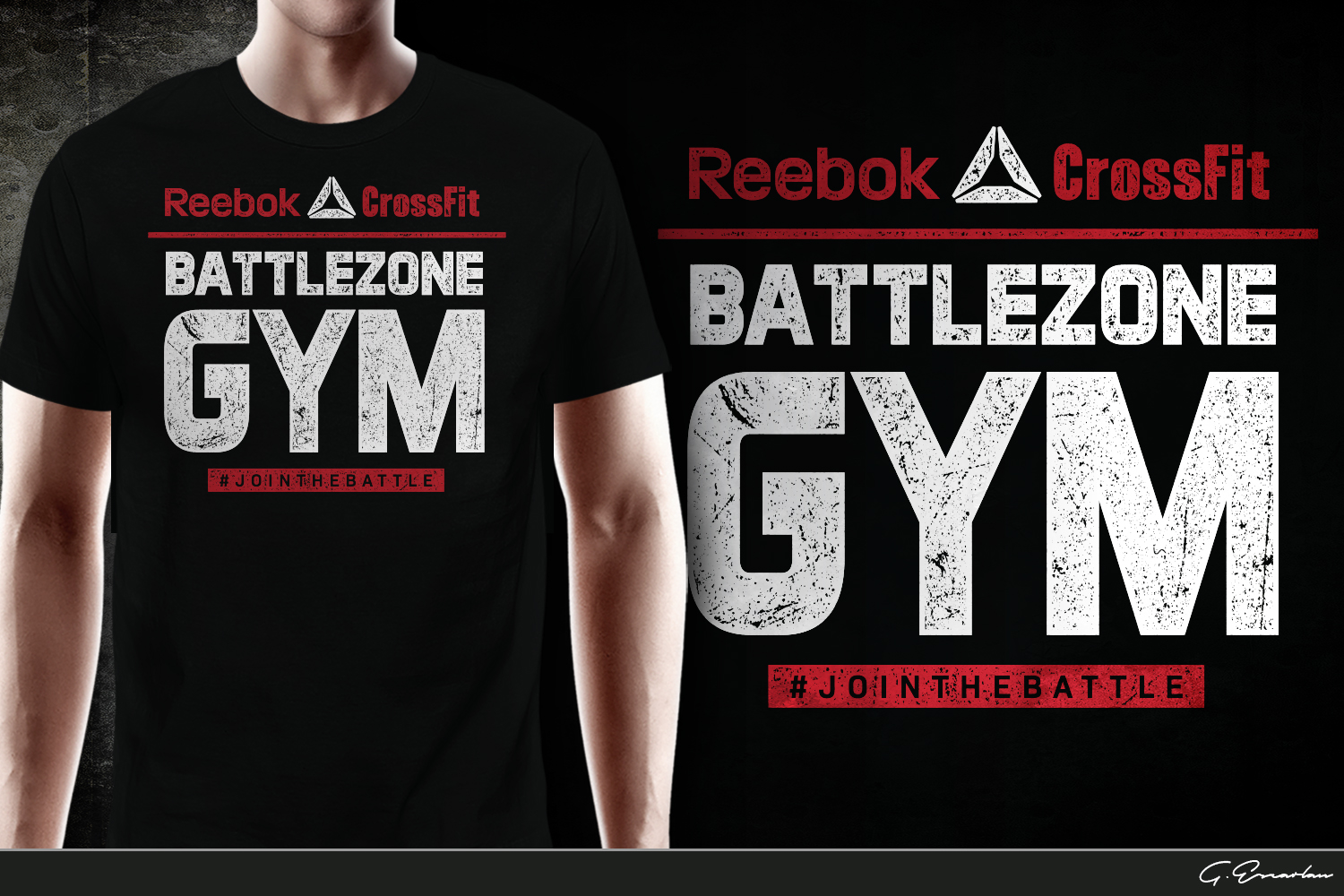T-shirt Design by gekgrfx for BattleZone Gym | Design #12781222