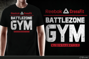 BattleZone Gym CrossFit style Shirt | Diseño de Camiseta por gekgrfx