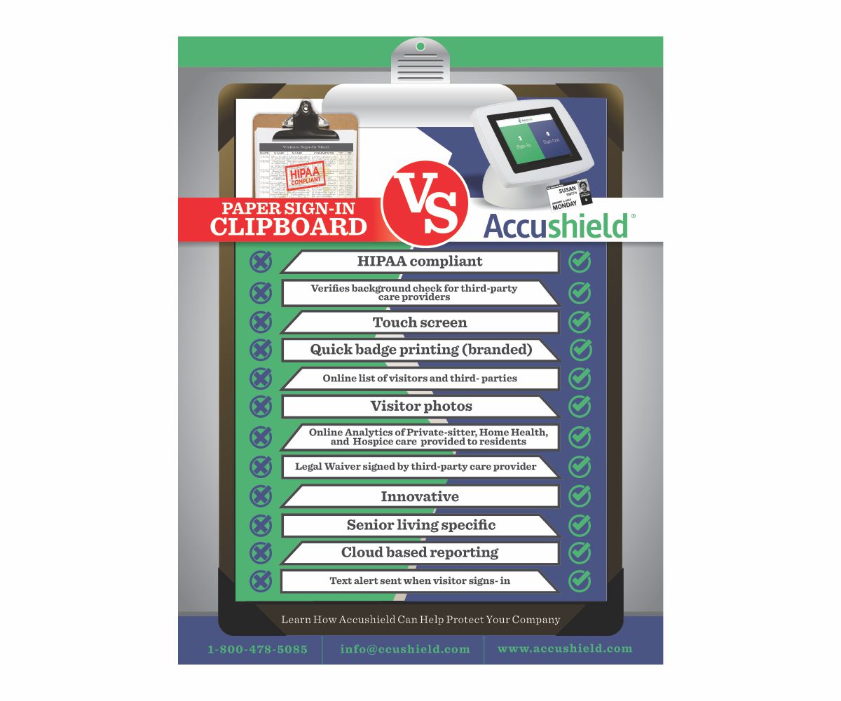 Diseño de Flyer por Cut and Glue para accushield | Diseño #12698705