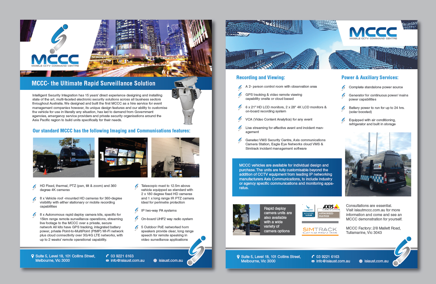 Flyer Design by Achiver for Intelligent Security Integration  | Design #12700032