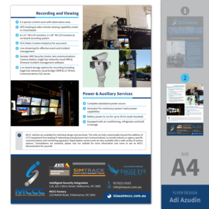 Flyer Design by adiazudin for Intelligent Security Integration  | Design: #12699647