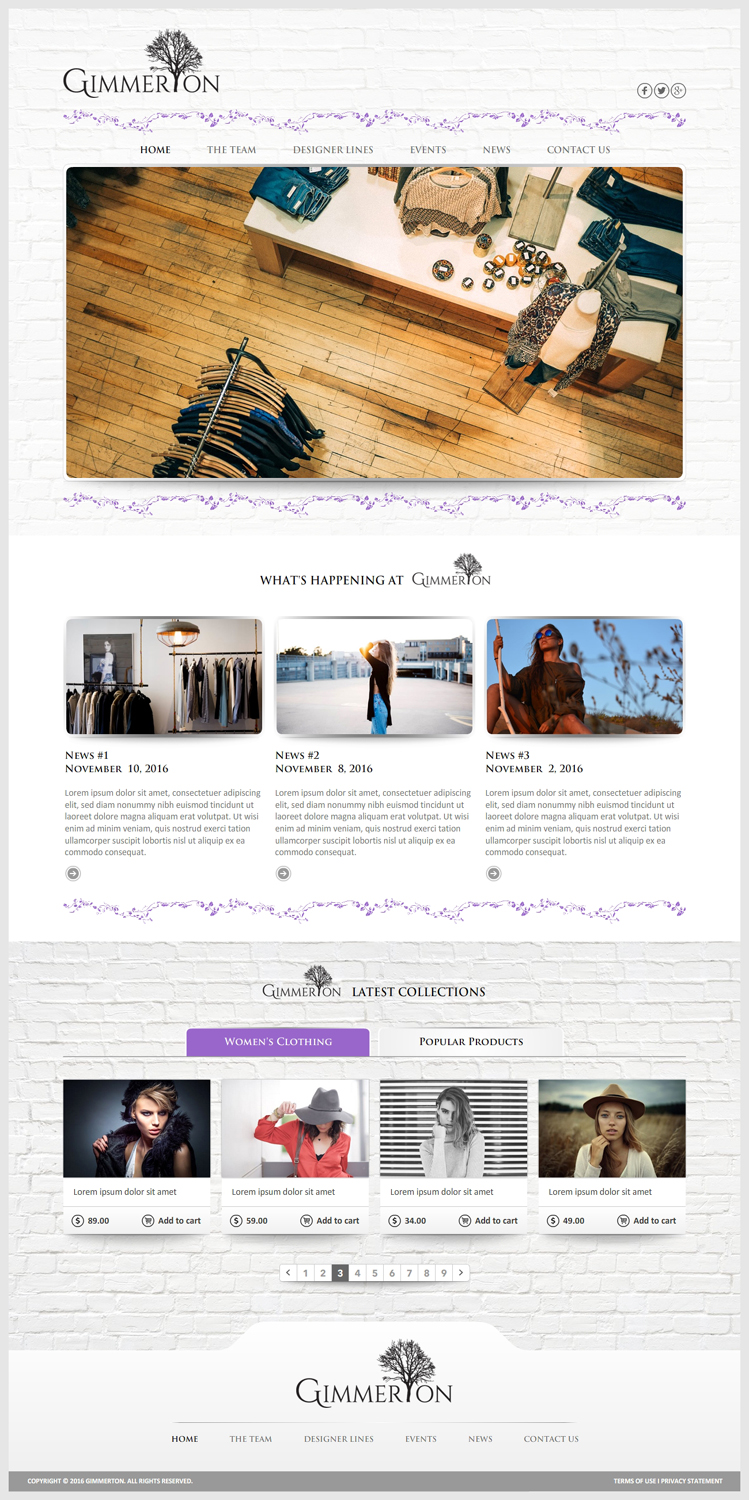 Web Design by -Marc- for this project | Design #12859713