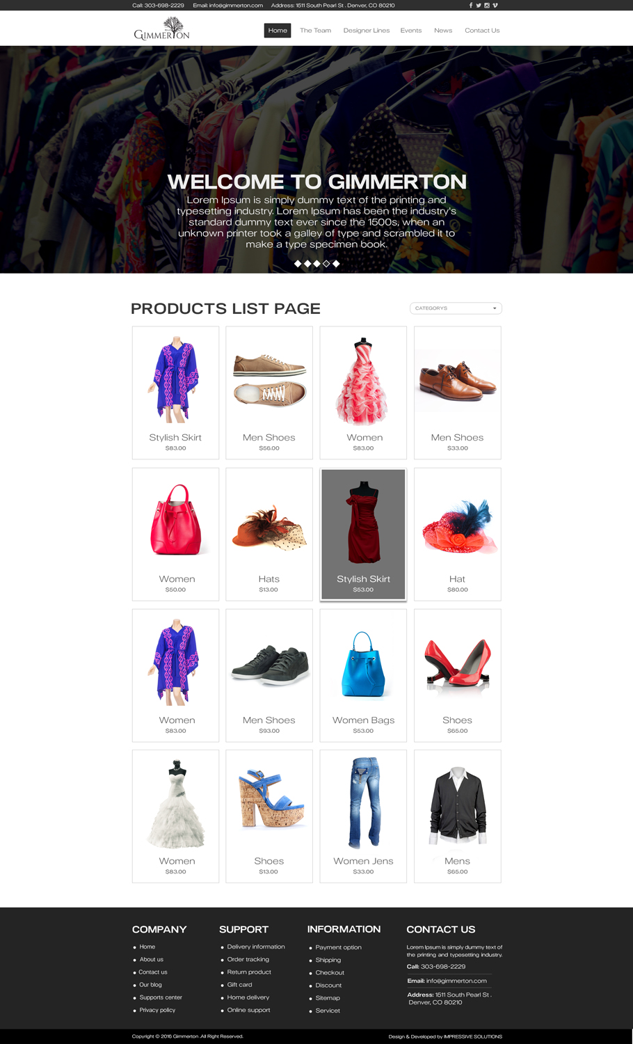 Diseño Web por Impressive Solutions para este proyecto | Diseño #12737333