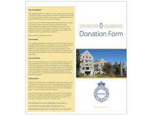 Diseño de Brochure por Pedrocca para Royal Victoria Hospital Foundation | Diseño: #2431439