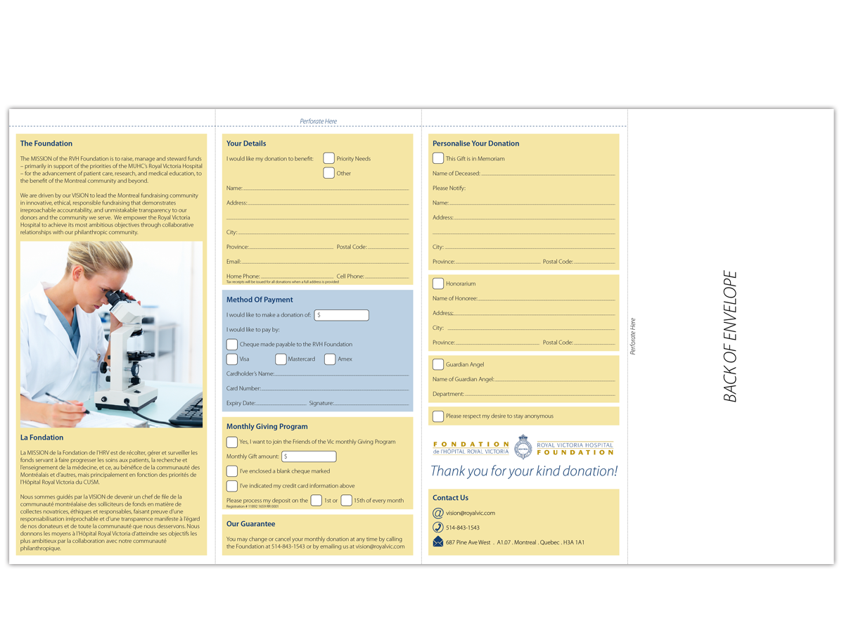 Brochure Design by Pedrocca for Royal Victoria Hospital Foundation | Design #2453876