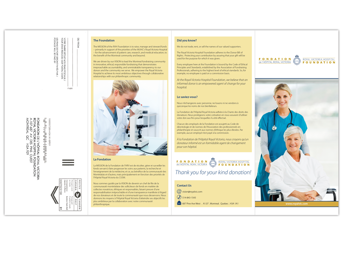 Diseño de Brochure por Pedrocca para Royal Victoria Hospital Foundation | Diseño #2493541