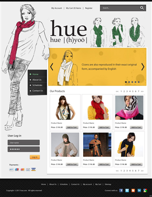 Web Design by pb for this project | Design: #531770