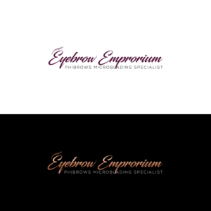 Logo Design by Salina R for Eyebrow Emporium  | Design: #12697596