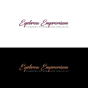 Logo Design by Salina R for Eyebrow Emporium  | Design: #12697597