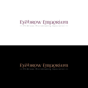 Logo Design by Salina R for Eyebrow Emporium  | Design: #12698020