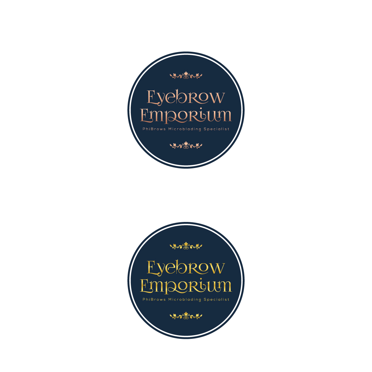 Logo Design by Salina R for Eyebrow Emporium  | Design #12717225