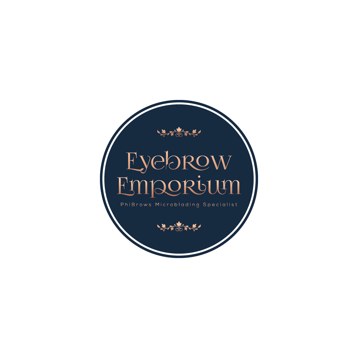 "Eyebrow Emporium" Beauty business 16 Logo Designs for Eyebrow