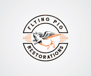 Logo Design by Intro Base for Flying Pig Restorations | Design: #12748626