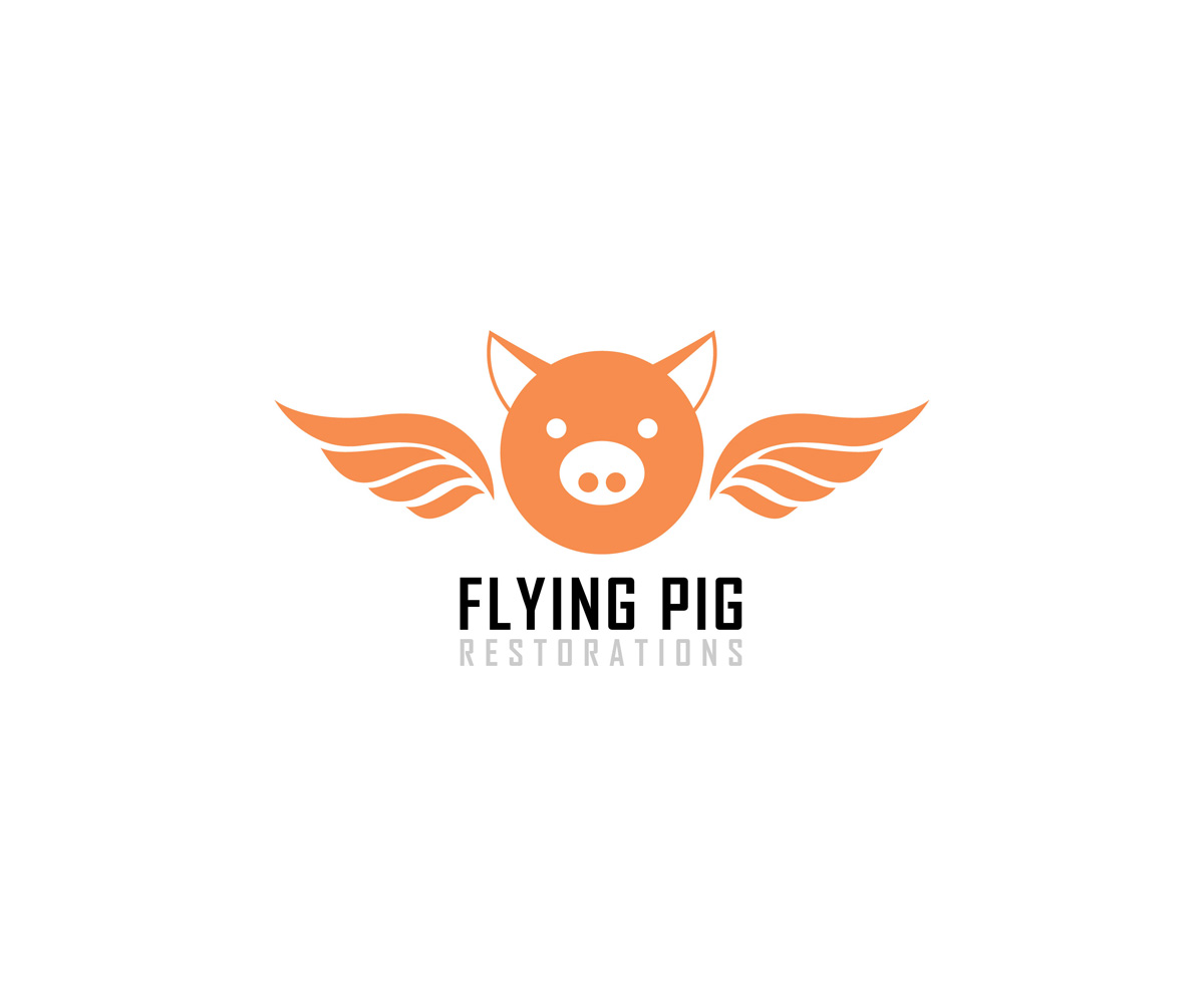 Logo Design by KabhTech Studio for Flying Pig Restorations | Design #12688160
