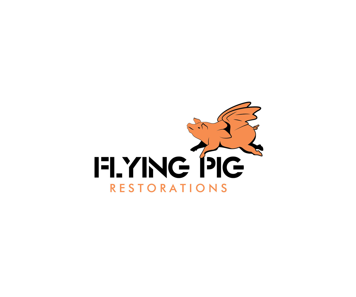 Logo Design by KabhTech Studio for Flying Pig Restorations | Design #12688163