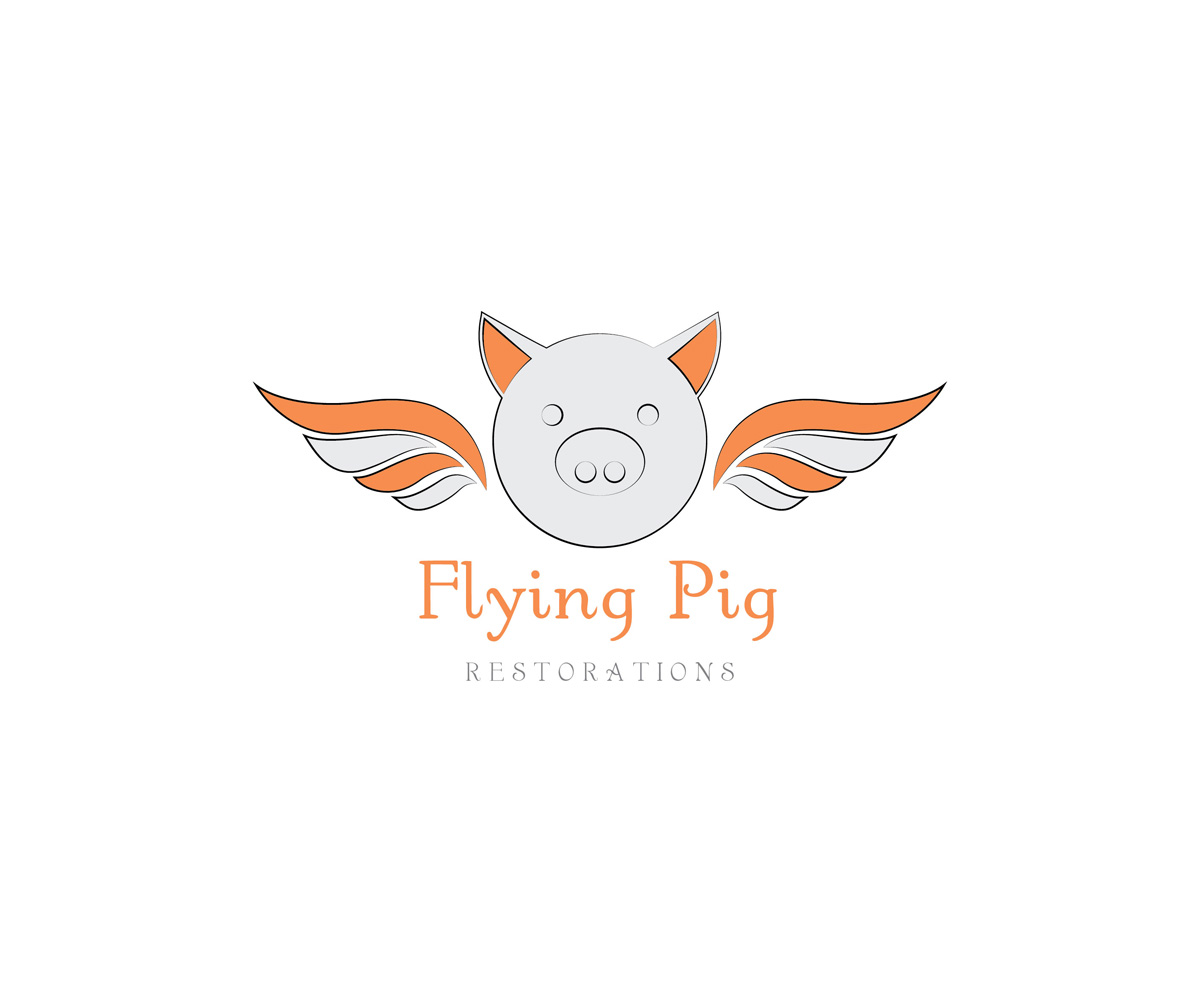 Logo Design by KabhTech Studio for Flying Pig Restorations | Design #12688166