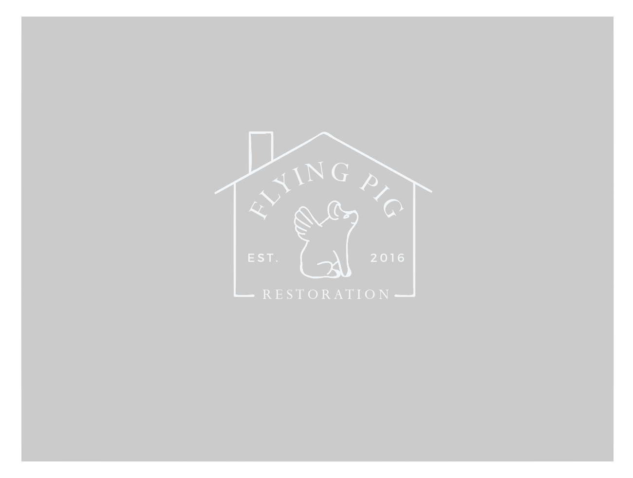Logo Design by wonderland for Flying Pig Restorations | Design #12703839
