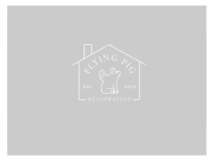 Logo Design by wonderland for Flying Pig Restorations | Design: #12703839