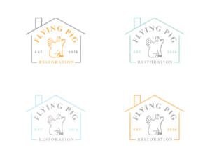 Logo Design by wonderland for Flying Pig Restorations | Design: #12726243